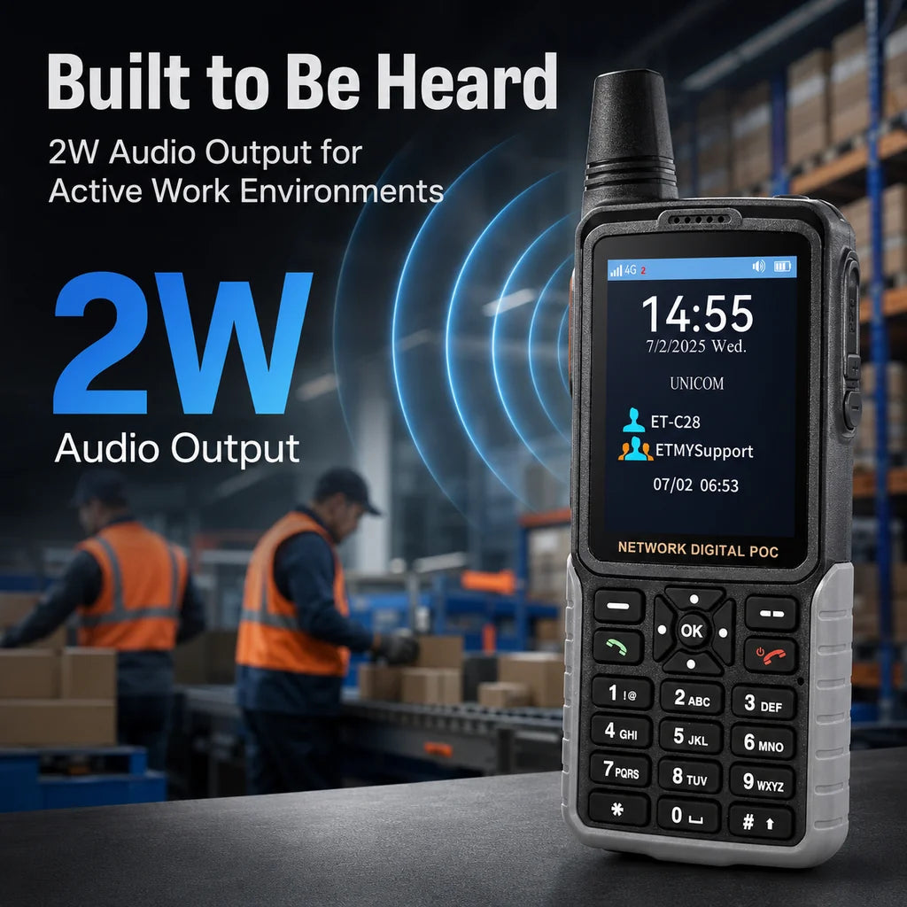 ETMY ET-C28 4G LTE PoC Network Trunking Radio