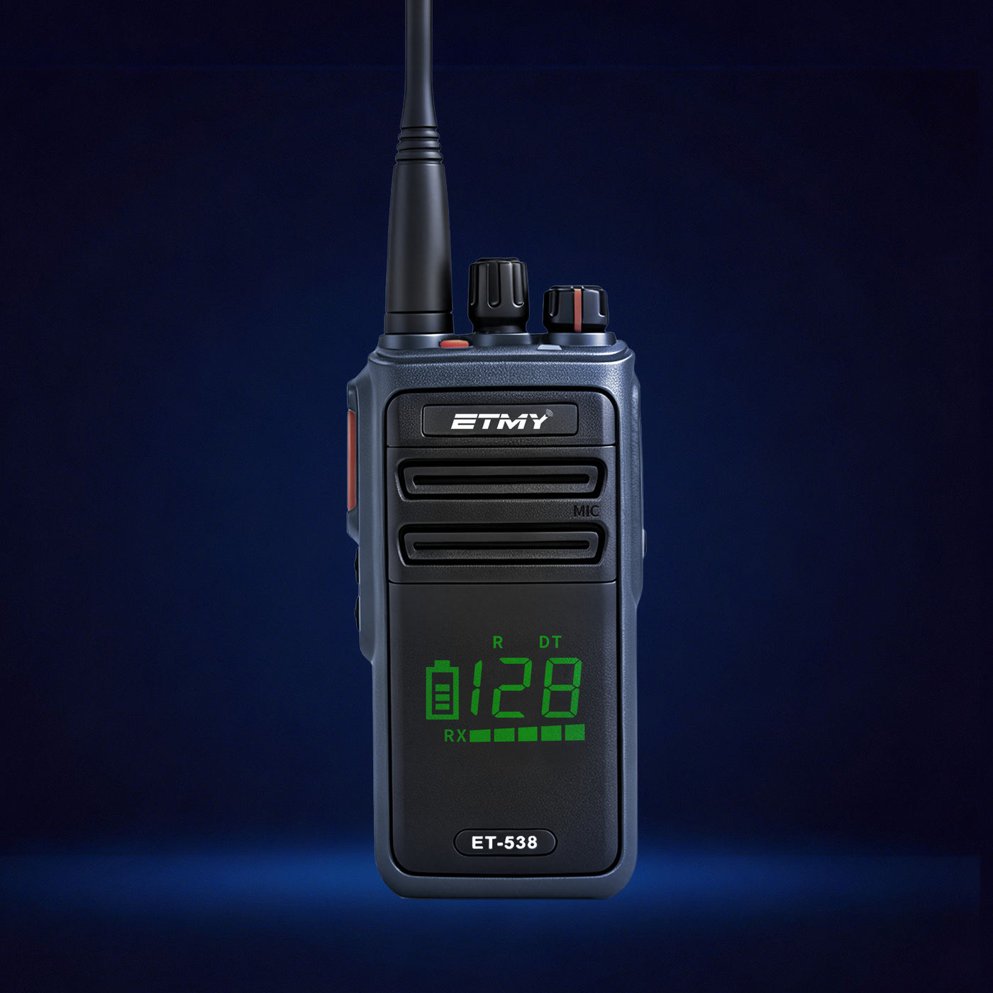 ETMY ET-538 Professional Waterproof Walkie-Talkie VHF 136–174 MHz / UHF 300–400 MHz / 400–520 MHz