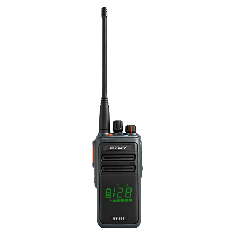 ETMY ET-538 Professional Waterproof Walkie-Talkie VHF 136–174 MHz / UHF 300–400 MHz / 400–520 MHz