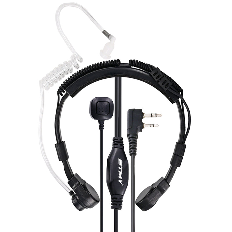 ETMY ET-ER400 Throat Control Air Duct Walkie Talkie Earpiece