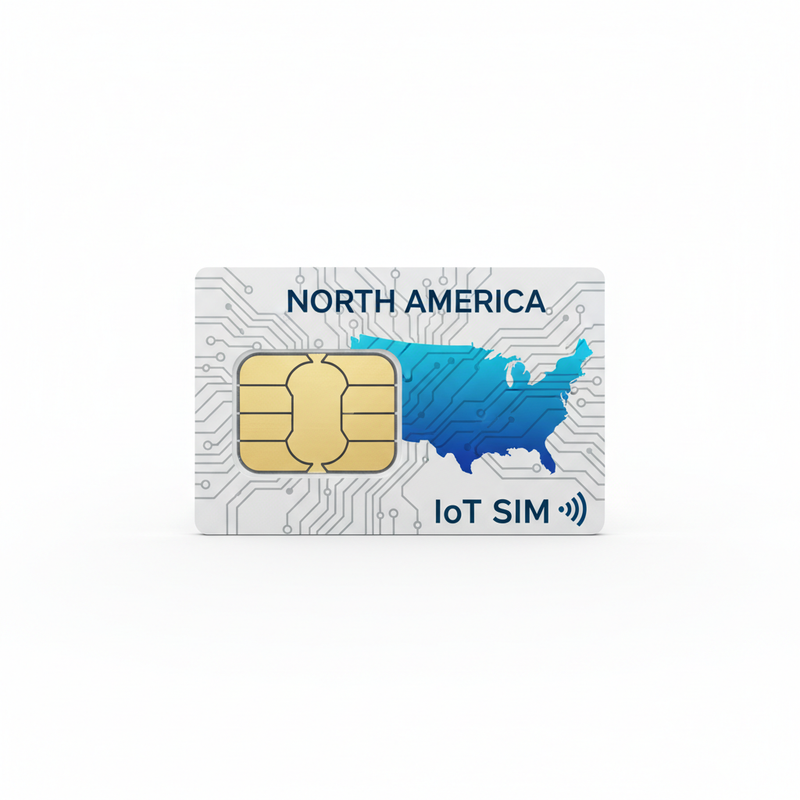North America IoT SIM Card | USA, Canada & Mexico Roaming | No Contract
