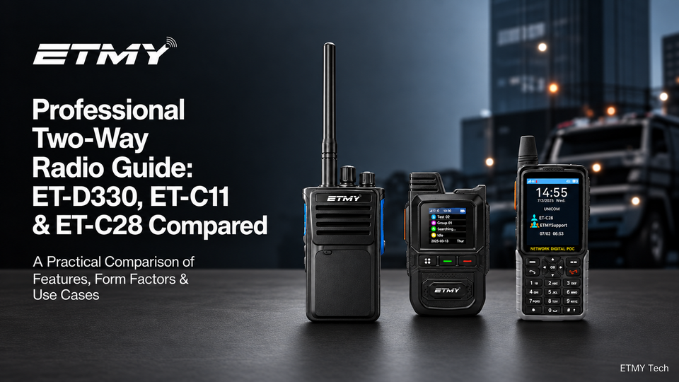 Professional Radio Guide: ET-D330, ET-C11 & ET-C28 Compared
