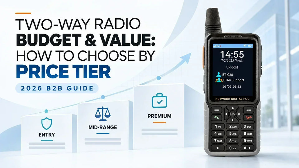 Two-Way Radio Price & Budget Guide: 2026 B2B Tiers