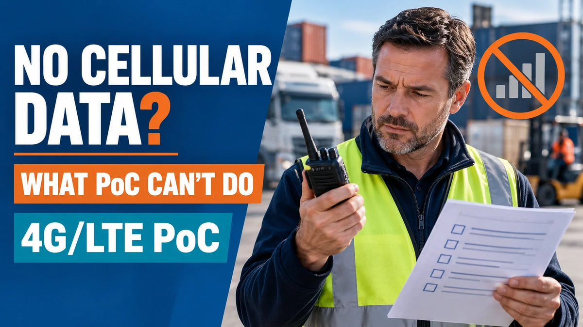 PoC radio without cell service diagnostic guide for frontline teams