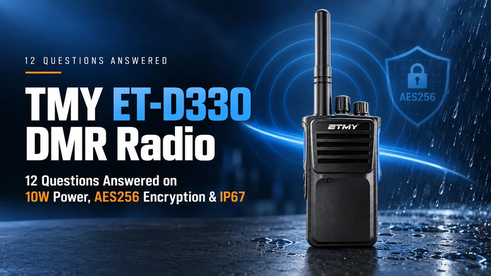 ETMY ET-D330 DMR Radio: 10W, AES256 & IP67 Guide