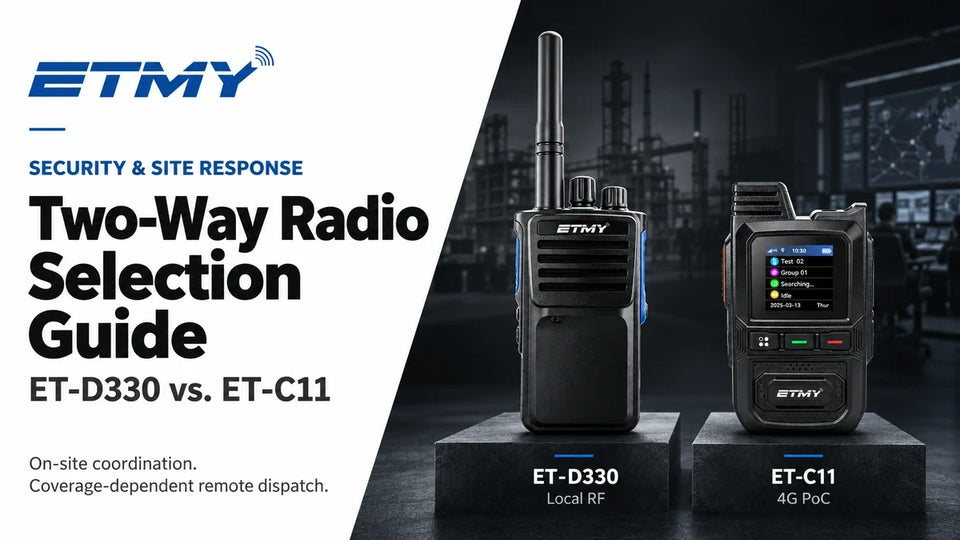 Emergency & Security Radio Guide: ET-D330 vs. ET-C11