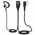 ETMY ET-ER20 Single-Ear Walkie-Talkie Headset | K Connector | 360° Rotating Clip | Compatible with Kenwood TK Series