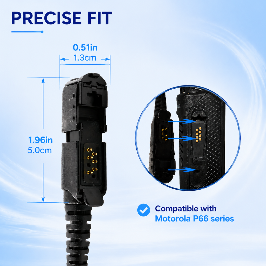 ETMY ET-MH72 Shoulder Speaker Mic for Motorola XPR 3500e XPR 3300e XPR3500 XPR3300