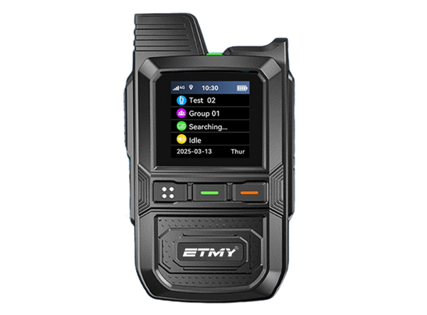 ETMY ET-C11 4G PoC Network Radio – Dual-SIM Walkie Talkie wit GPS, 1.44" Display & Type-C