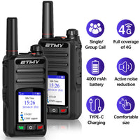 ETMY ET-C65 4G Network Walkie Talkie