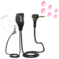 ETMY ET-ER209 Upgraded 2.5mm Air Tube Surveillance Earpiece Compatible with Motorola T200TP T260 T100 | Detachable Earbud, 360° Clip, Large PTT