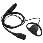 ETMY ET-ER2700 2-Wire Surveillance Earpiece with PTT Mic | Compatible with Motorola HT1250 HT750 HT1550 GP328 GP330 GP340 GP360 MTX850 MTX950 | Two-Way Radio Headset