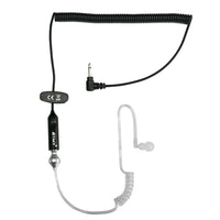 ETMY ET-ER308 3.5mm Acoustic Tube Earpiece with Coiled Cable for Motorola CP200 GP300 EP450 PR400