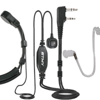 ETMY ET-ER400 Throat Control Air Duct Walkie Talkie Earpiece