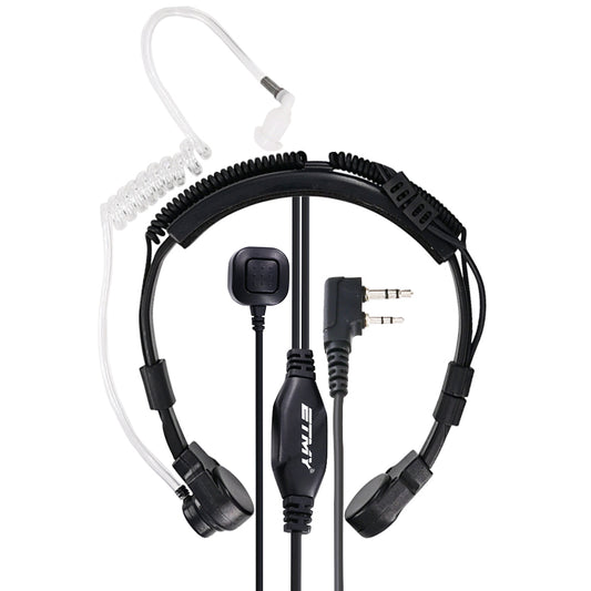 ETMY ET-ER400 Throat Control Air Duct Walkie Talkie Earpiece