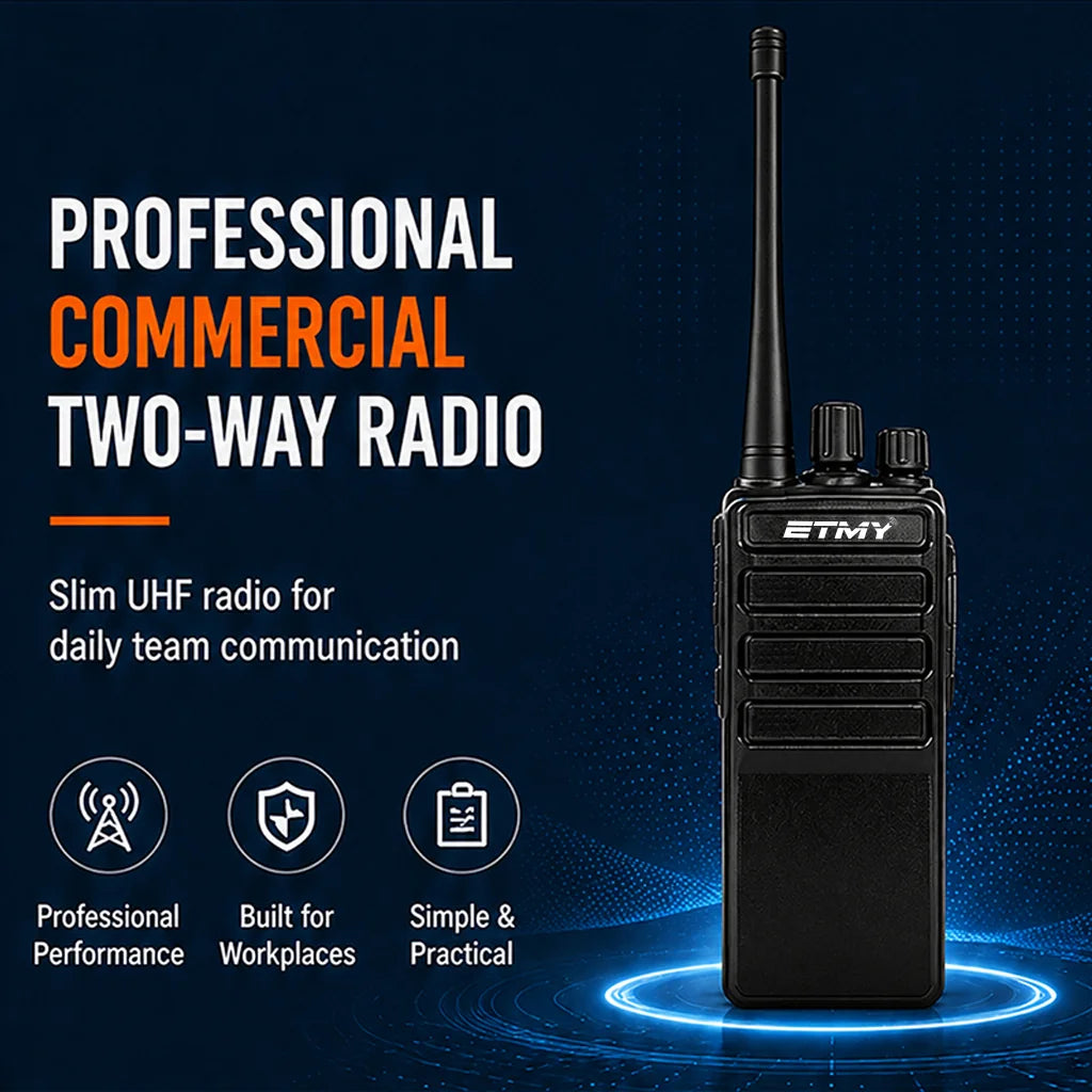 Professional commercial two way radio