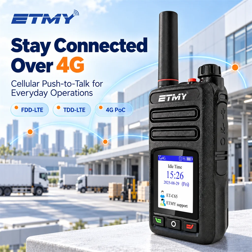 4G cellular radio network graphic, ETMY ET-C65