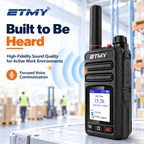 Radio voice communication graphic in warehouse, ETMY ET-C65