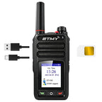 PoC radio with USB cable and SIM card, ETMY ET-C65