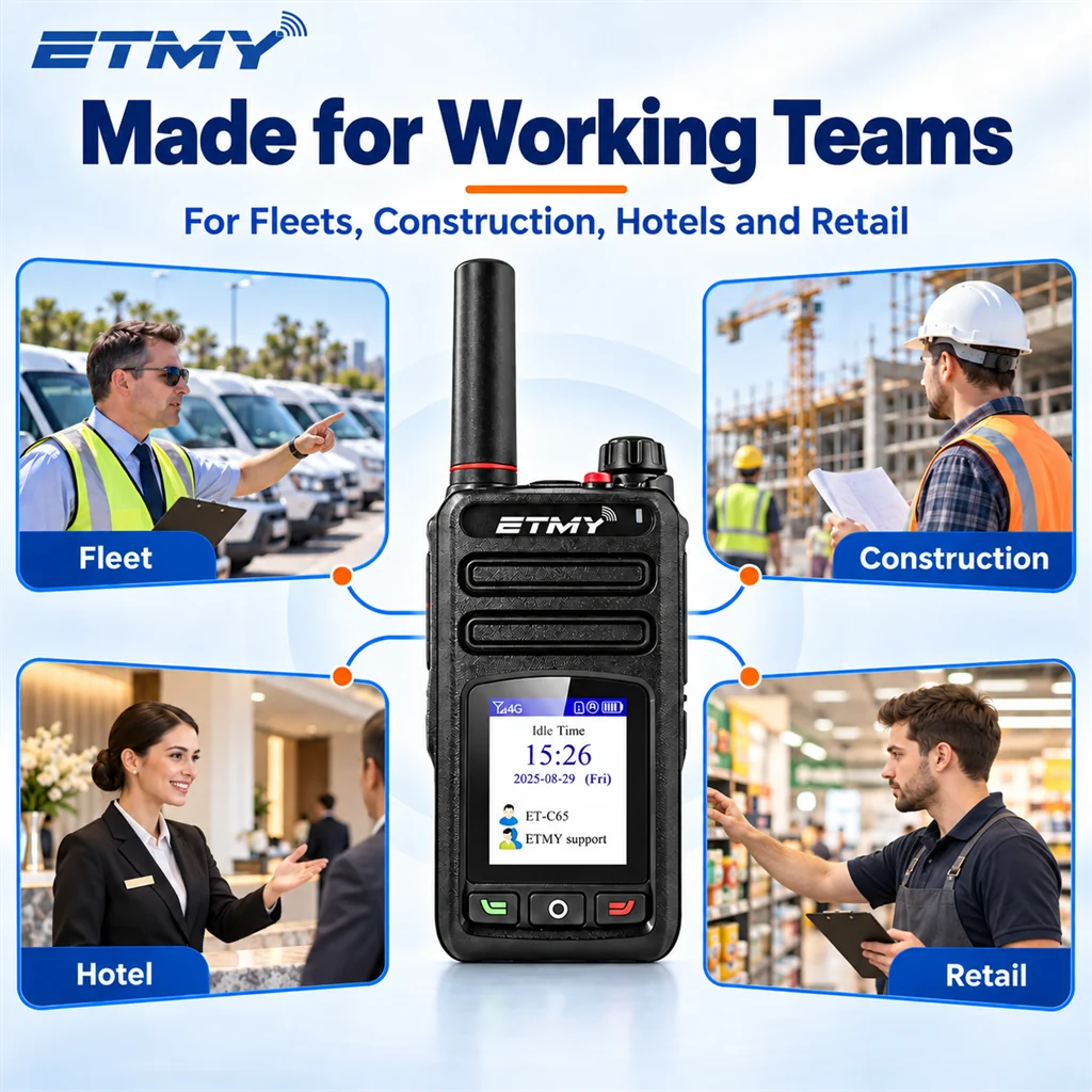 Fleet, construction, hotel and retail radio use, ETMY ET-C65