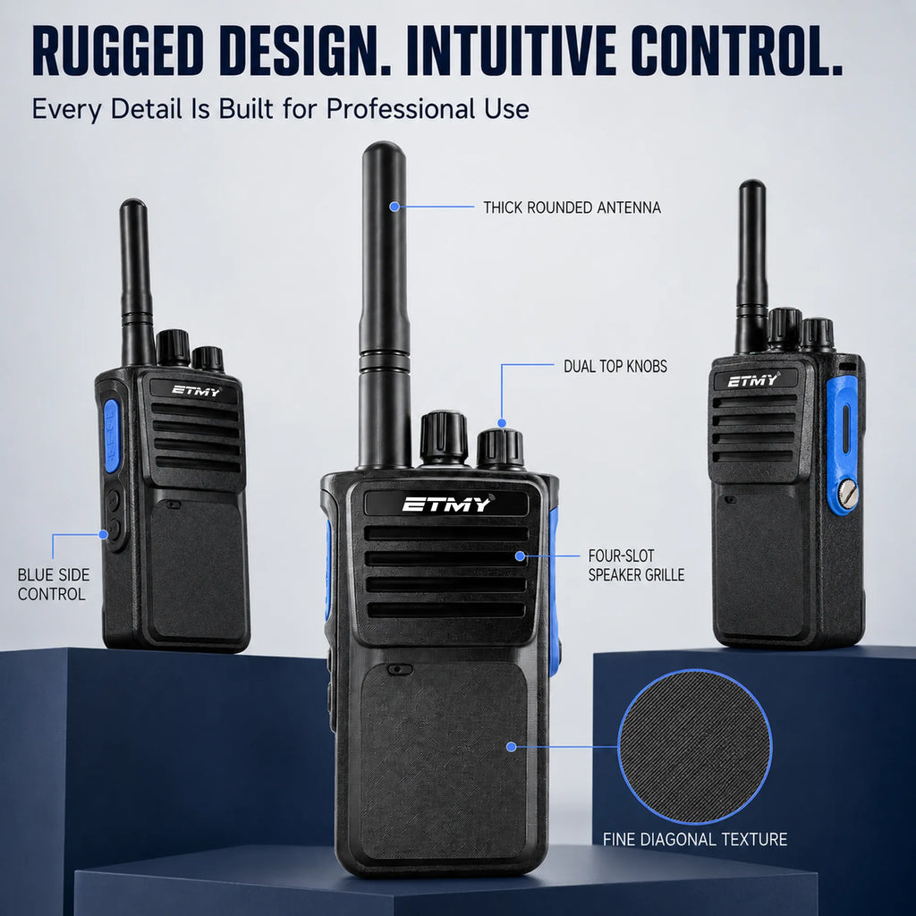 Radio views and control details, ETMY ET-D330