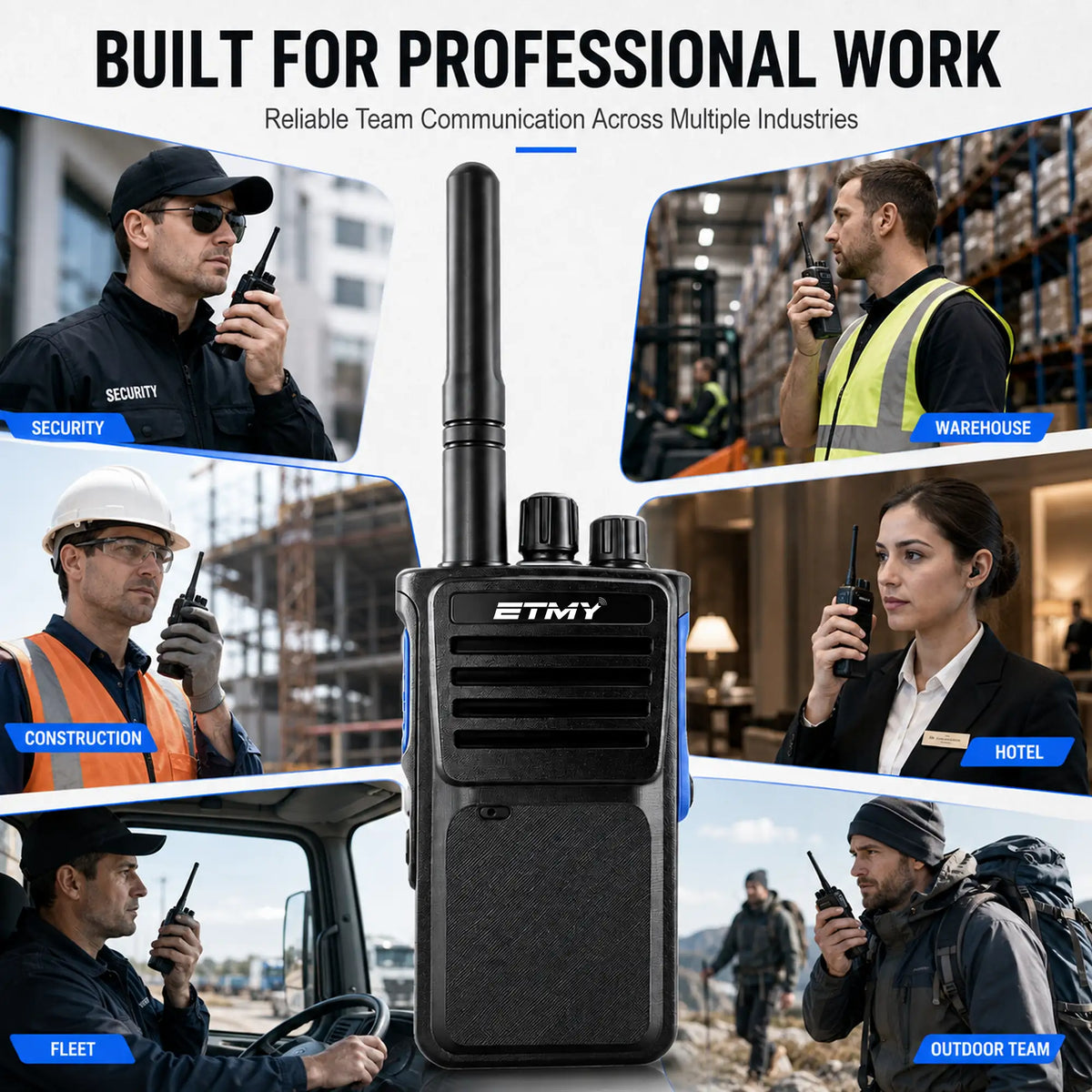Workplace and outdoor radio applications, ETMY ET-D330