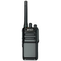 Black ETMY two way radio front view