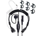 Throat mic headset full kit