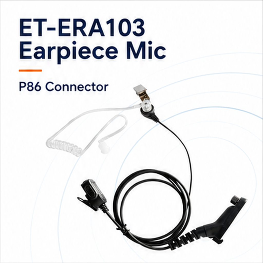ET-ERA103 earpiece mic P86 connector