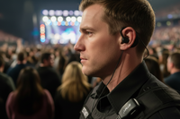Side profile G-shape earpiece no logo