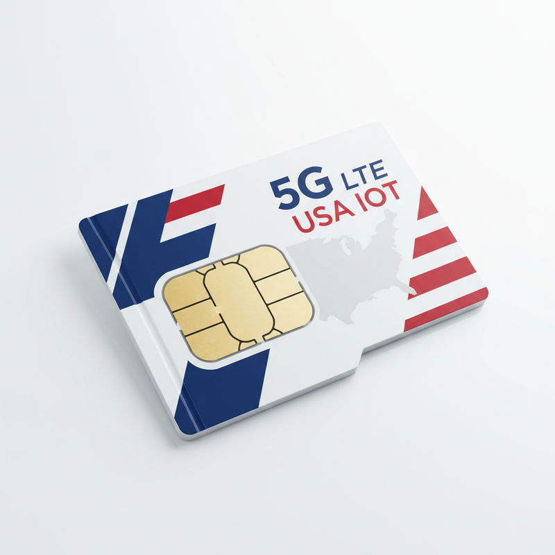 USA Local High-Speed IoT SIM Card | 5G/LTE | No Roaming Fees